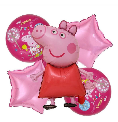 Set De Globos Pepa Pig