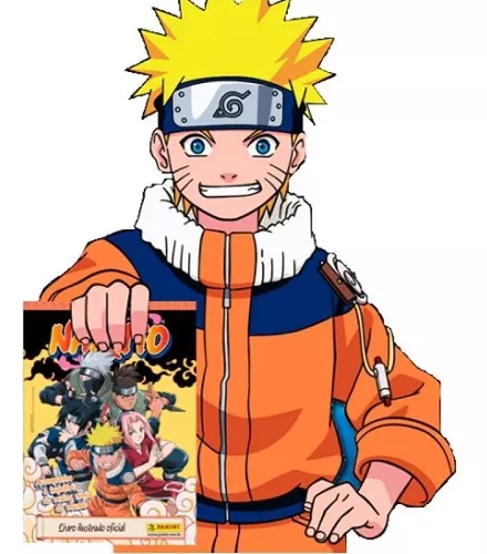 Envelope oficial com figurinhas Naruto Clássico