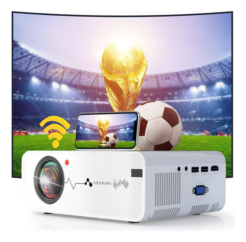 Mini Proyector, Proyector De Peliculas Wifi Portatil Para...