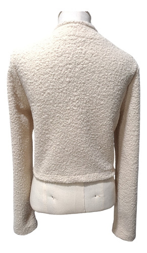 Saco Manguita Tolera Fiesta Cropped Bucle Abrigo Grandes