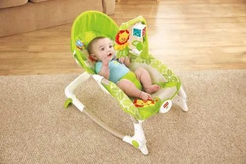 Silla Mecedora Portatil Fisher Price Verde Ref: X7047 Bebe