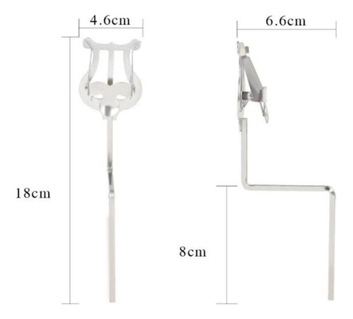 Universal Saxofón Alto Tenor Clip De Partitura Sax Lyre