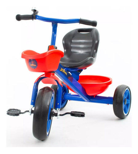 Triciclo Infantil Disney Reforzado Fácil Armado 2 Canastos