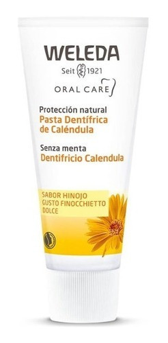 Pasta Dentífrica Weleda Caléndula Sin Mentol Vegano Celiaco