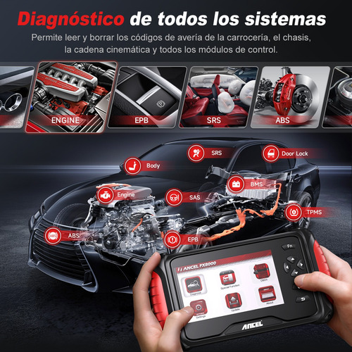 Obd2 Scanner Ancel Fx8000 Sistema Completo Del Coche Tpms
