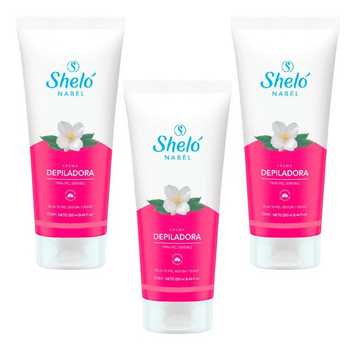 3 Pack Crema Depiladora Partes Intimas Piernas Axilas