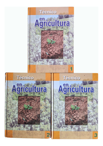 Libros Técnico En Agricultura Tomos 1 2 3 Tapa Dura