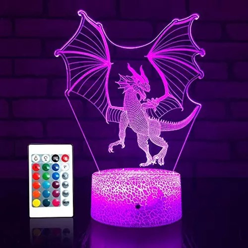 Lampara Luz Nocturna Led  Ilusión 3d Diseños