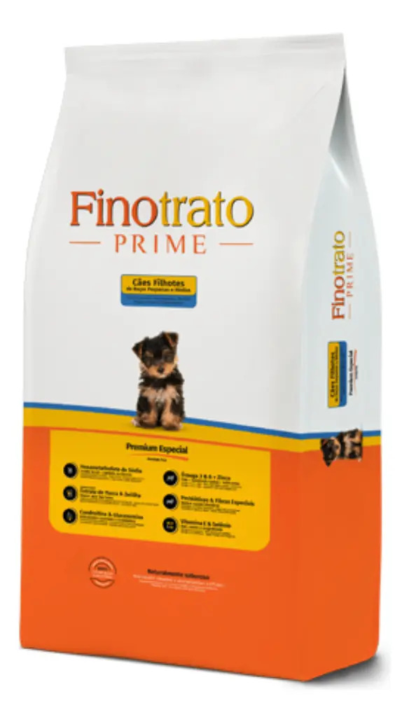 Ração Finotrato Cães Filhotes Raças Pequenas E Médias 20kg