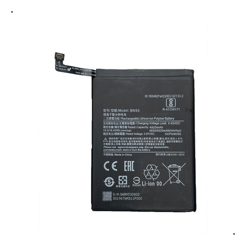Kit Rep + Ba-teria Bn53 Compativel Com Xiaomi Redmi 9 Pro