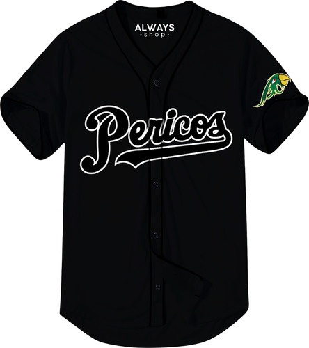 Camisola Jersey Pericos De Puebla M6 Negro Ch M G Eg 2eg