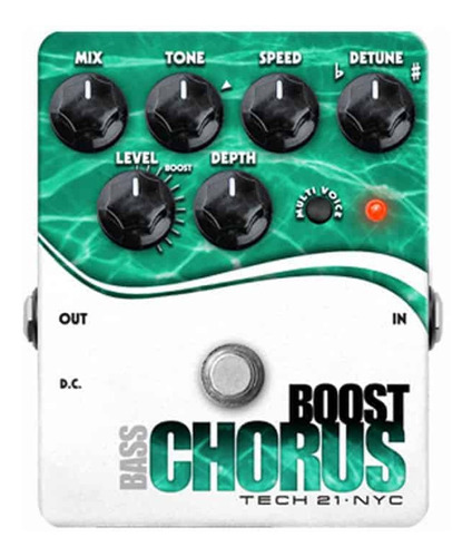 Pedal De Efecto Tech21 Analog Bass Chorus Emu W/clean Boost