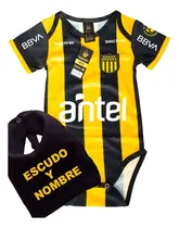 Comprar Body Bebe Peñarol Oficial Y Otros Personalizado + Babero 