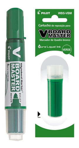 Marcador Tablero Recargable Pilot + Tinta