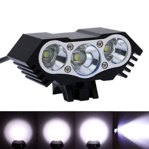 12000lm 3 X Cree T6 Led 4 Modos De La Lámpara De La Biciclet