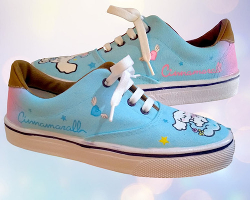 Zapatillas Pintadas A Mano. Cinnamoroll. Sanrio.