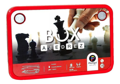 Juego De Mesa Ajedrez Macizo Linea Box