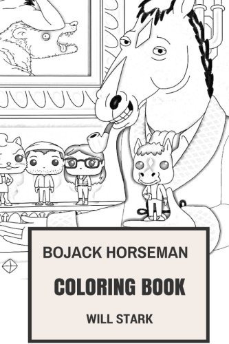 Bojack Jinete Libro Para Colorear Comedia Animacion Simspons