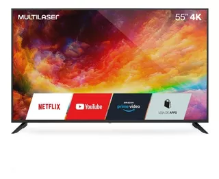 Tela Smart Tv 55 Multilaser 4k Full Hd Dolby Audio Tl025m