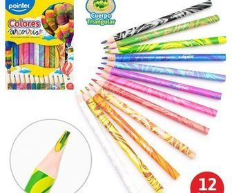 Lápices De Colores Jumbo X 12pzas Pointer Mayor Y Detal 