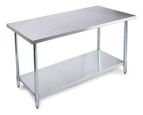 Mesa - Mesón 96x60x91cm En Acero Inoxidable 304 