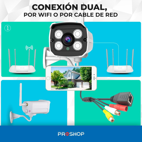 Imagen 4 de 10 de Camara Seguridad Inalambrica Ip Wifi P2p Ext 960p Cuotas Sin Interes !