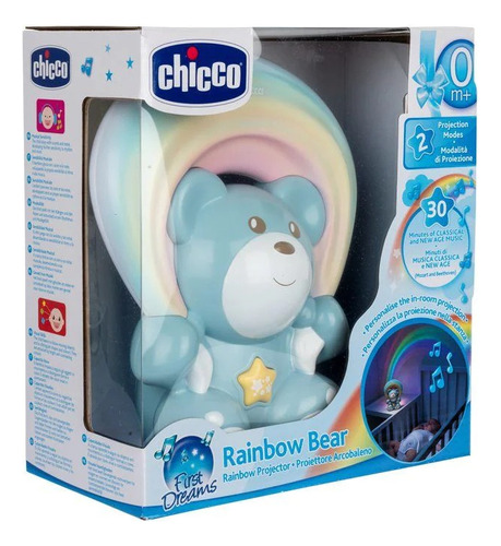 Proyector Musical Rainbow Bear Chicco Bebé Dormir Arco Iris