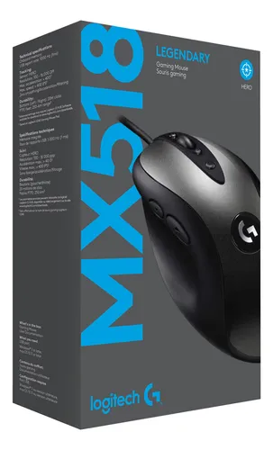 910-005543 Mouse Gamer Alam Logitech Mx518