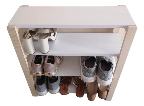 Repisa Estante Para Organizar Zapatos En Madera Pino