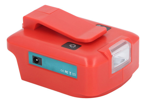 Adaptador De Batería Led Tipo C Con Salida Usb De 200 Lúmene