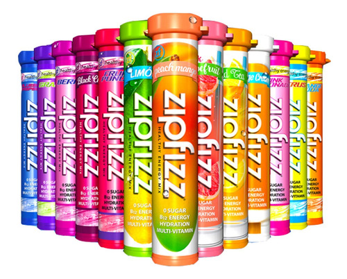 Zipfizz Mezcla De Bebidas Energticas Saludables - 0 Azcar -