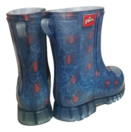 Bota galocha sales infantil homem aranha