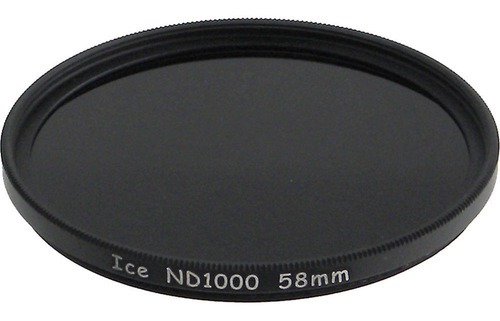 Ice 58mm Nd1000 Solid Neutral Density 3.0 Filtro (10-stop)