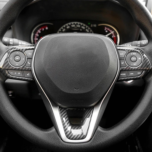 Adhesivo Abs Para El Marco Del Volante Del Coche, Con Forma