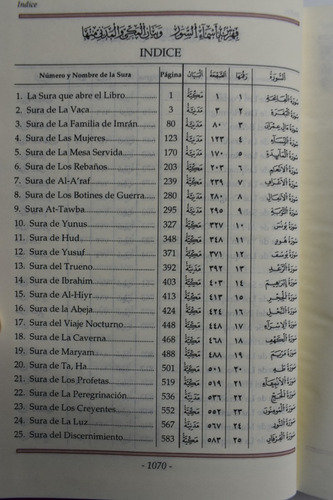 El Noble Corán Español Arabe C66 (Usado)