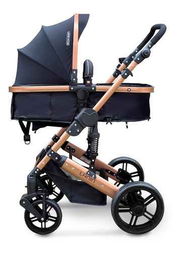 Imagen 2 de 4 de Cochecito Mega Baby Cuna Paseo Bebe Lanin Convertible