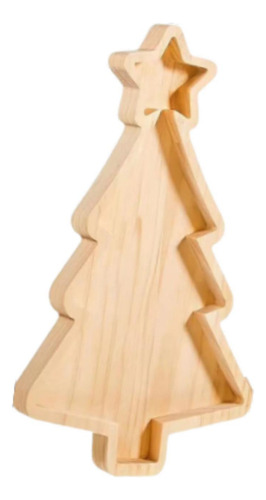 Organizador De Bandejas De Madera Para Servir, Bandeja De