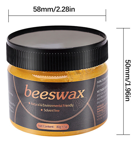 O Wood Seasoning Beeswax, Solución Completa Para Muebles, Ce