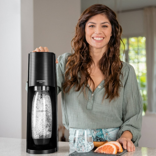 Máquina De Água Sodastream Terra Para Gaseificar Cozinha Cor Preto
