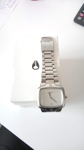 Relógio Nixon Player Silver Com Diamante - Original