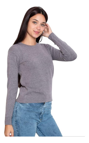 Sweater Pack X 2 Elastizado Básico Mujer Bremer 