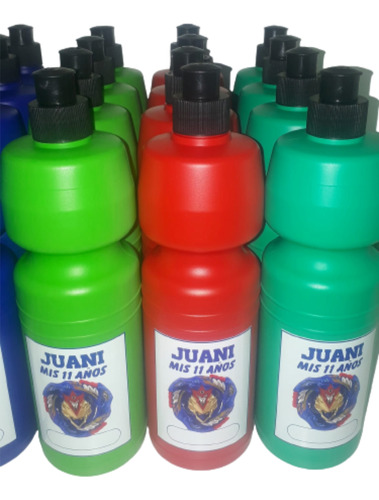 Botellas Plásticas Deportivas Personalizadas Souvenirs 10u!!