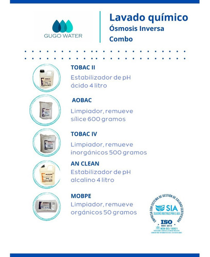 Imagen 3 de 4 de Kit Rjs Control Lavado Químico Membranas D Ósmosis Inversa