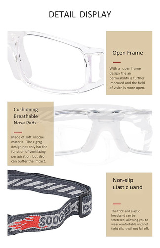 Gafas Deportivas Protección Ocular Ajustable