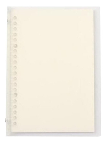 Cuaderno Recargable Transparente A5 20 Anillos/agujeros Hoja