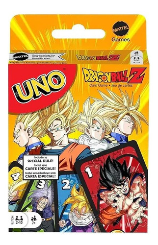Juego De Cartas Uno Dragon Ball Z