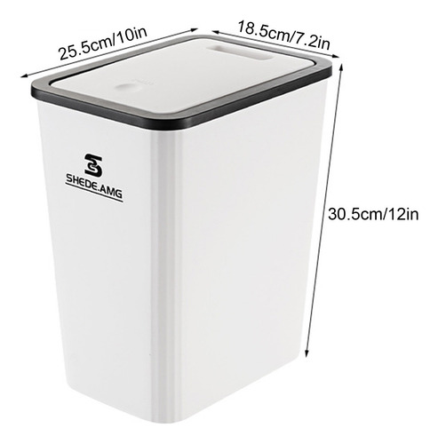 Cubo De Basura Para Baño Cubo De Basura Con Tapa Cubo De Bas