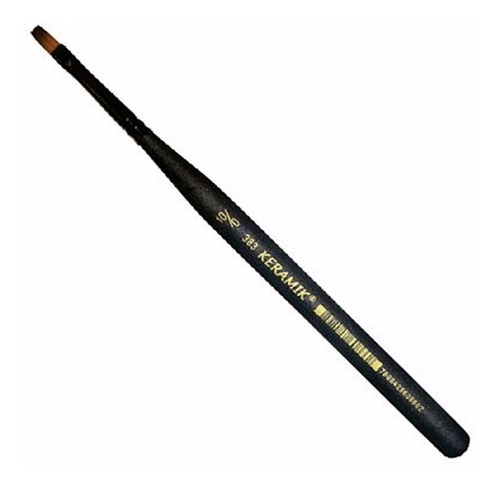 2x Pincel Keramik Carga Dupla Chat Mini Brush Unhas 383 10/0