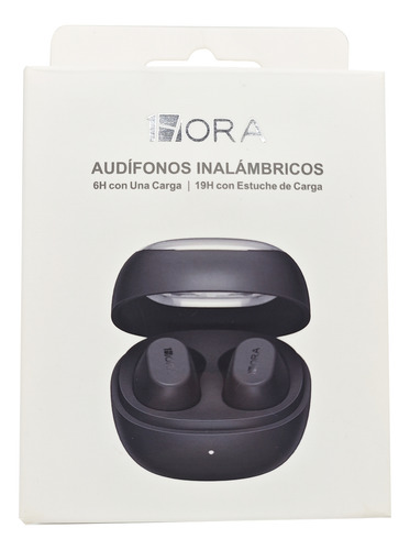 Auriculares Tws 1hora Aut208 Negro Con Microfono Deep Bass