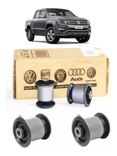 Buchas Da Bandeja Superior Amarok Jogo 4 Peças Original Vw